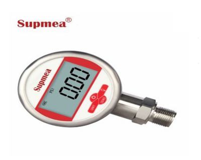 0-500Bar Đồng hồ đo áp suất kỹ thuật số chính xác cao với vành bằng inox dùng đo chất lỏng và dầu SUP-Y190